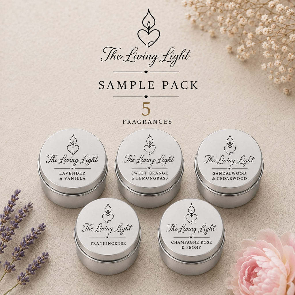 Candle Sample Pack | Try 5 Handmade Soy Candle Fragrances | The Living ...